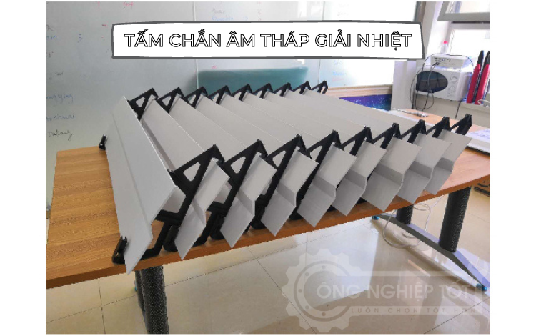 Ảnh tấm cách âm cho tháp giải nhiệt